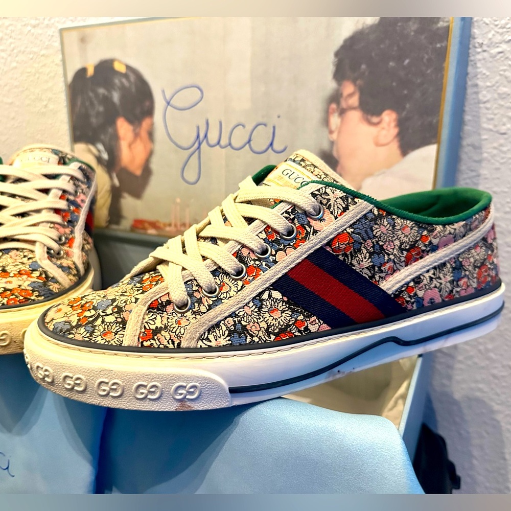 Gucci Tennis 1977 'Floral' Tennis Shoes European size 6